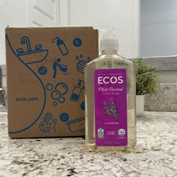 ECOS Hand Soap Box Lavender Hypoallergenic Box Of 5 Bottles (17 Fl Oz Each)
