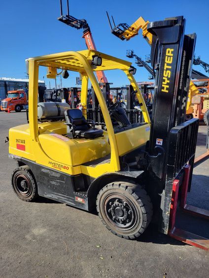 HYSTER WAREHOUSE FORKLIFT 8,000 LB PROPANE 2014