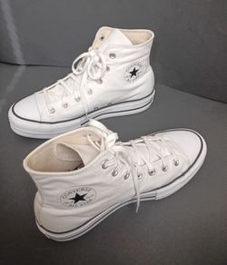 Converse Chuck Taylor All Star Lift Platform High Tops White/Black Size Women's 10