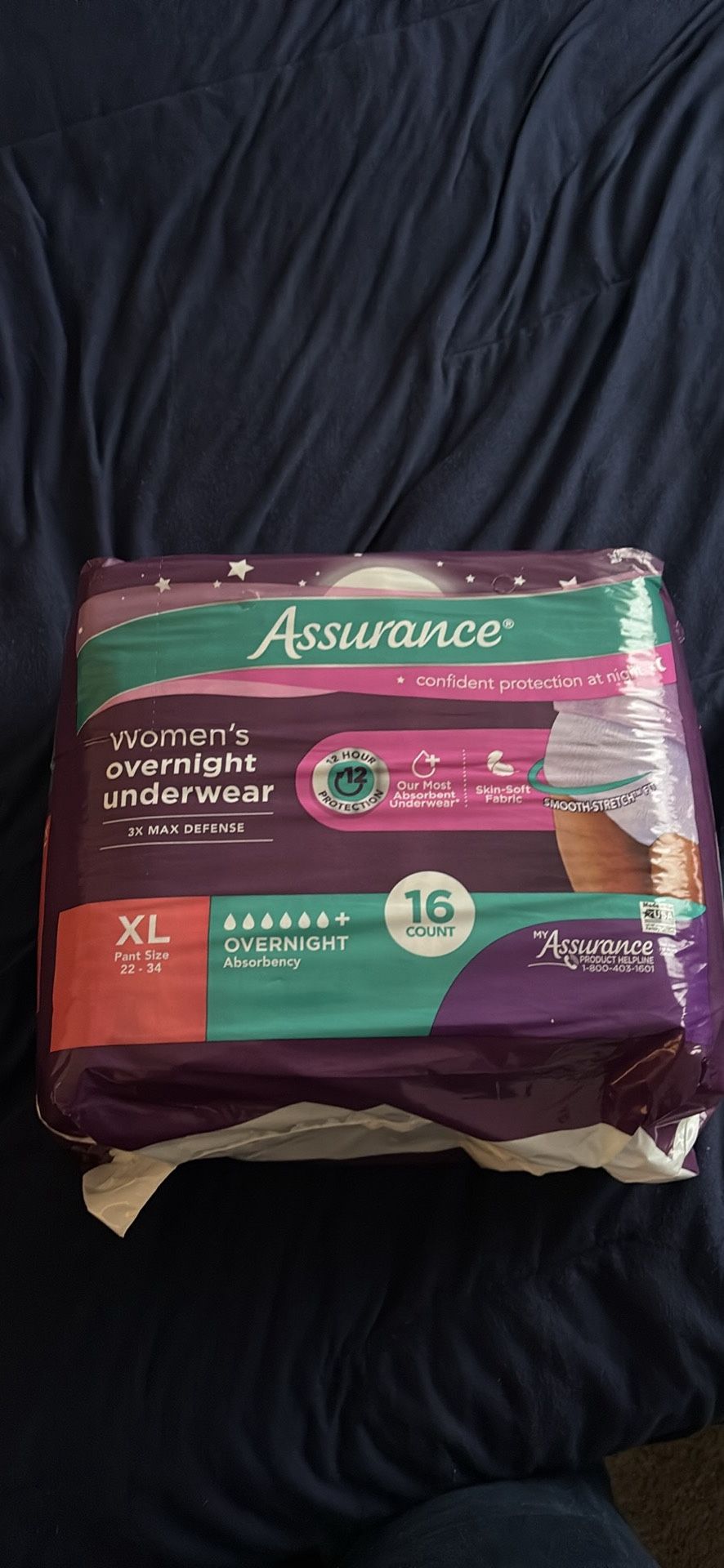 Women Overnight Underwear Xl