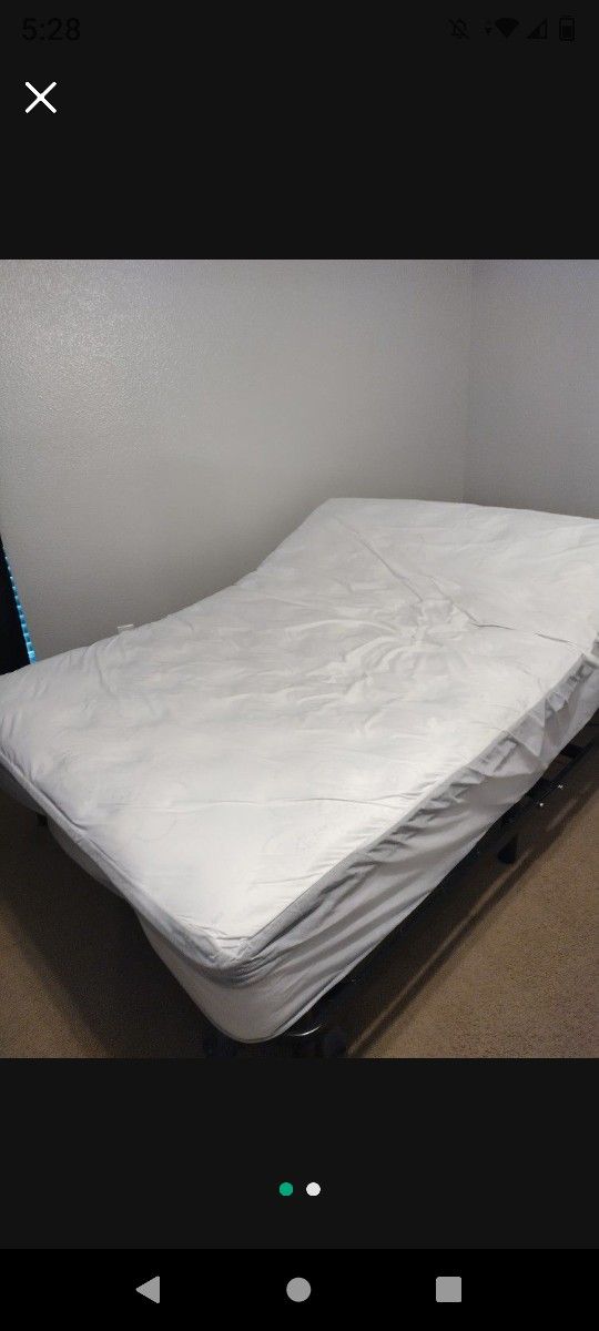 Queen Mattress & adjustable Frame 