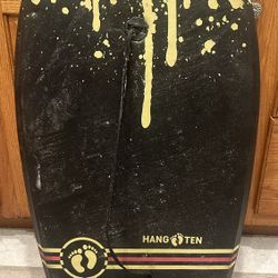 Hang Ten Boogie Board Surfing Bodyboard Boogey Body w/ Leash