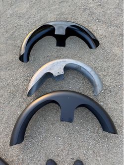 Harley Davidson Raw Metal Fenders