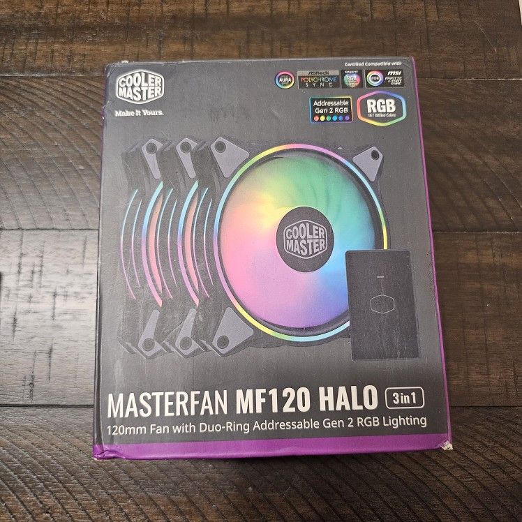 CoolerMaster MasterFan MF120 Halo 3-in-1 Double Ring 3 pack