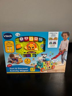 vtech sort and discover activity wagon
