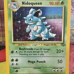 Nidoqueen Jungle Holo Rare (LP)