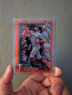Kody Clemens 2025 Orange Rainbow Foil 09/25