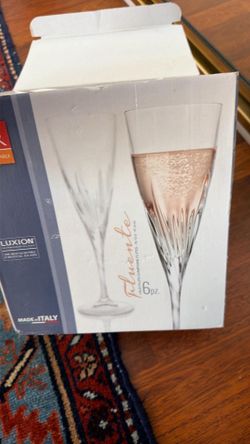 Champagne flutes 6 for $20 brand new