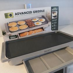 GreenPan Advanced Electric Griddle w/ Warming Drawer