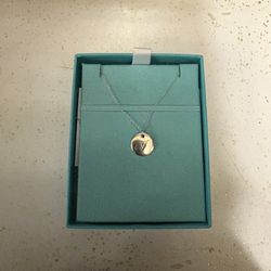 Tiffany & Co. "J" Initial Necklace
