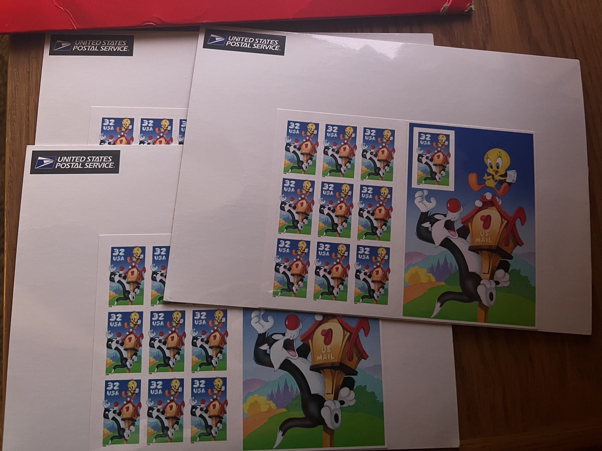 Vintage Sylvester & Tweety Postage Stamps