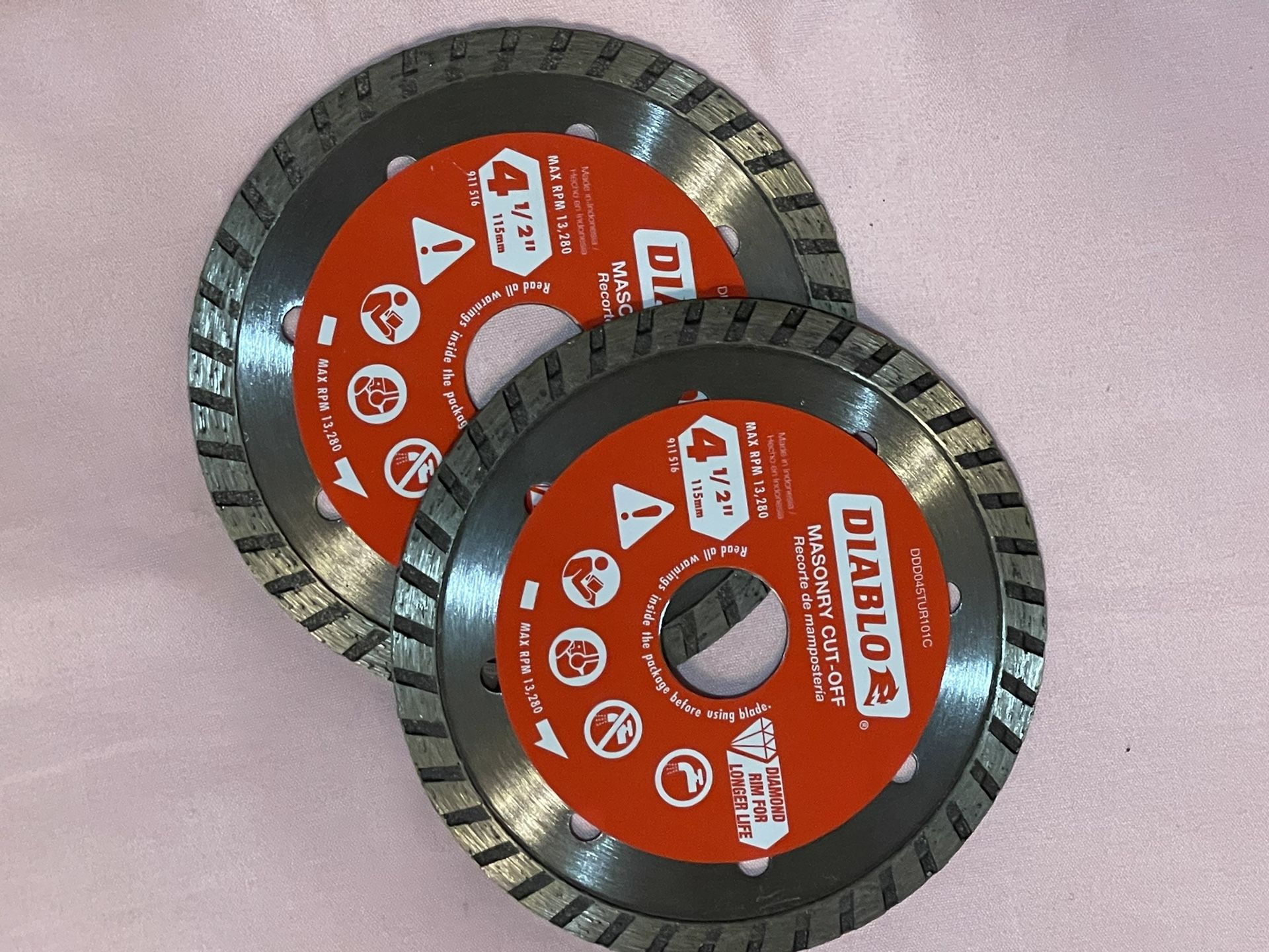 DIABLO 4-1/2 in. Diamond Blade Turbo Rim Masonry Cut Off