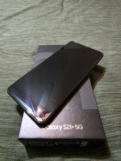 SAMSUNG Galaxy S21+ Plus 5G, US Version, 128GB, Phantom Black - Unlocked (Renewed)