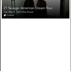 21 Savage: American Dream Tour 