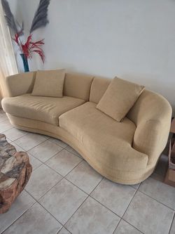 Sofa and patio furniture  & wall mirror