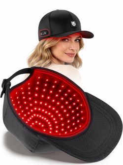 BRAND NEW Cordless Red Light Hat with 2000mAh Rechargeable Battery