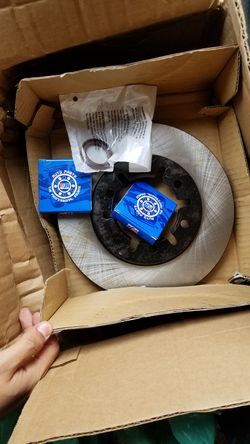 Rotors and bearing and crankshaft seal for a 1999 Nissan frontier v6 3.3L