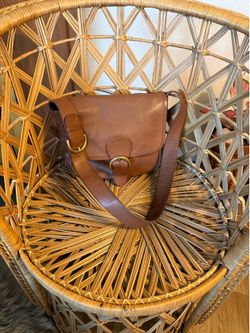 Vintage coach buckle flap purse