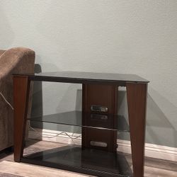 Bell'O Dynamic Curved Wood Audio/Video System Versatile Home TV Stand, Cherry