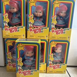 Rainbow Brite Dolls Bundle Lot Of 7 Dolls 