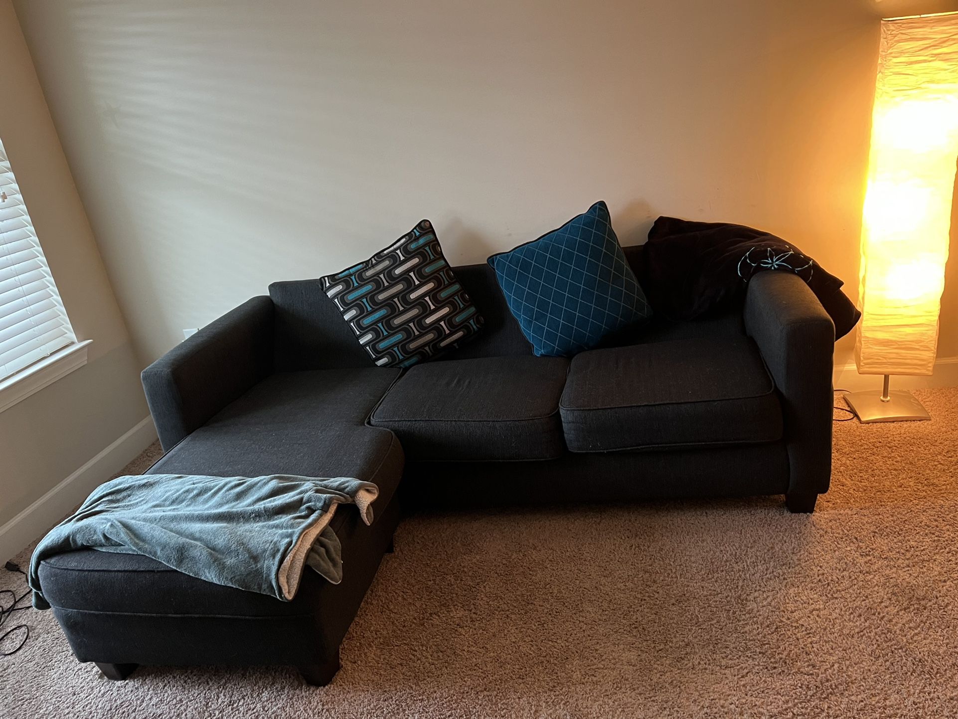 Watson Sectional Sofa With Two Pillows