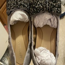 Grey Women’s Flat Shoes