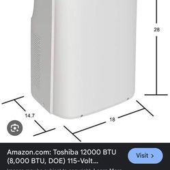 Toshiba Portable A/c And Humidifier 