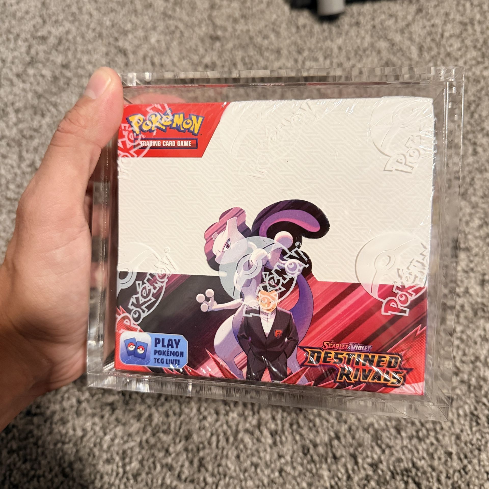 Destined Rivals Booster Box w/ Acrylic Case !!  