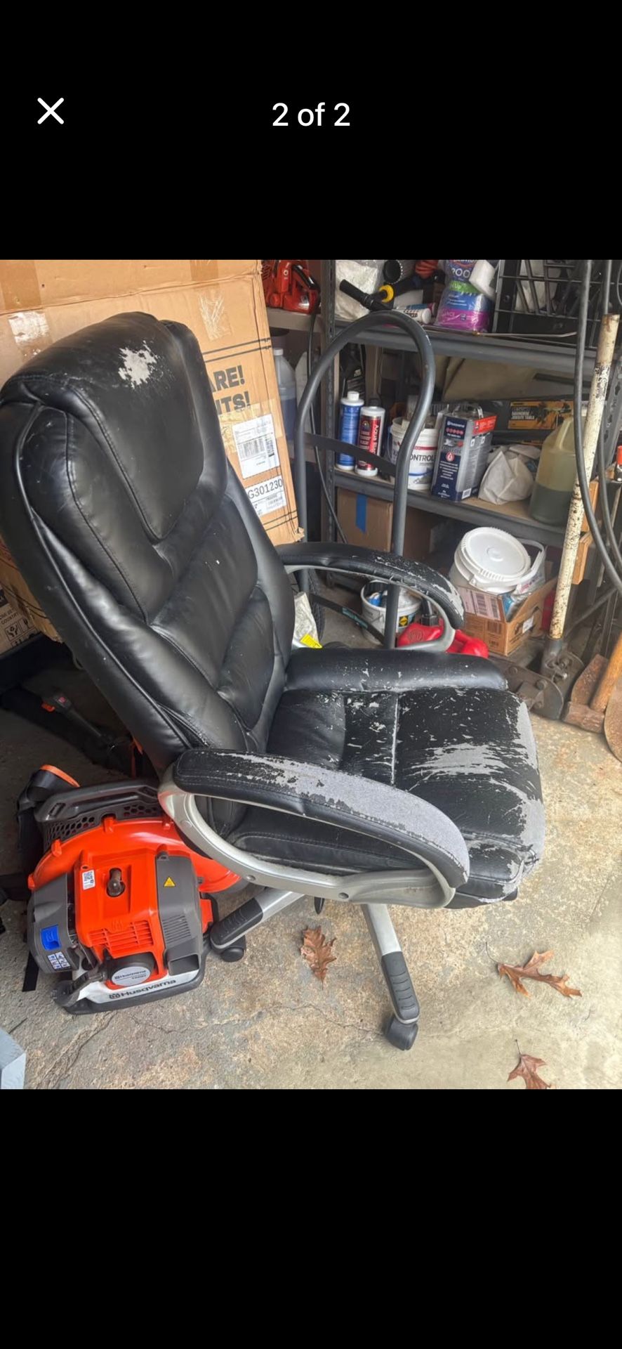 Desk chair in need of care ** Free  **