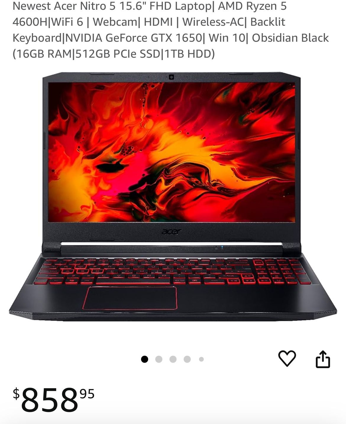 Acer Nitro 5 Gaming Laptop 2023