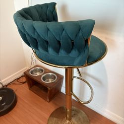 3 Velvet Stools