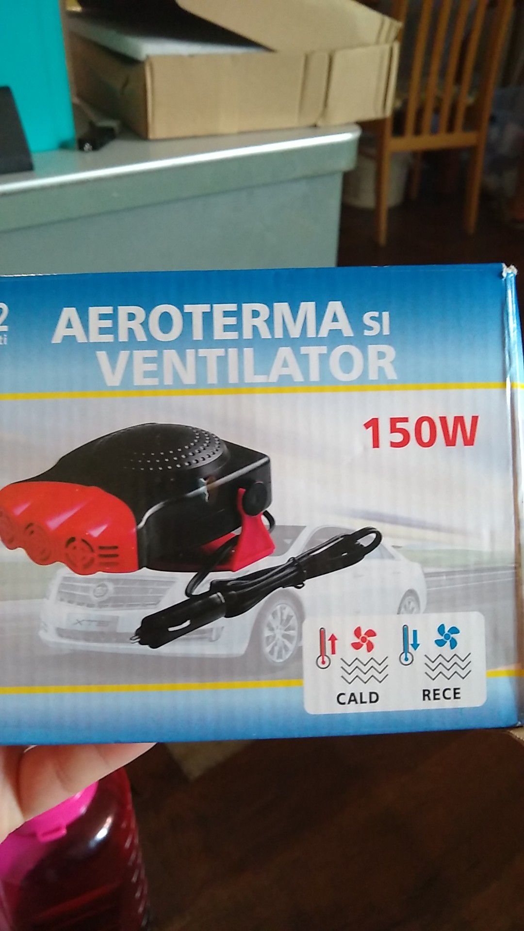 Aeroterma Ventilator 12V Car Heater and Window Defroster