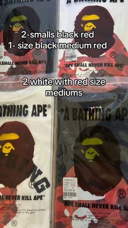 A Bathing Ape BAPE Graphic T-Shirts Bundle