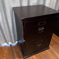 Pottery Barn Bedford Filing Cabinet Brown