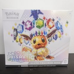 Pokemon Prismatic Evolutions Elite Trainer Box (ETB)