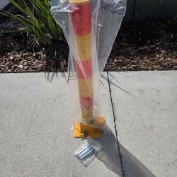 New Folding Parking Post with keys