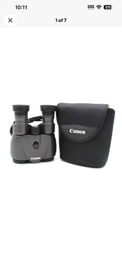 Canon 8x25 IS Image Stabilizer Binoculars w/ Case Tested Works Japan
