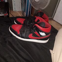 Air Jordans Size 10 Red,Black,White