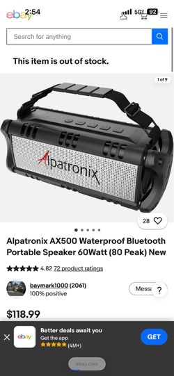 Alpatronix speaker