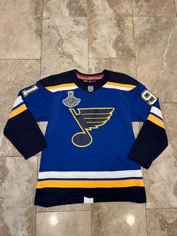 St. Louis Blues Vladimir Tarasenko Adidas 2019 Stanley Cup Champions Jersey 50