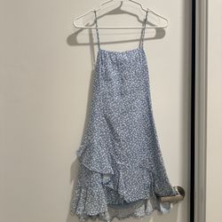Light Blue Floral Dress 