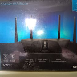 Net gear Nighthawk 5-stream AX5 WiFi 6 Router 