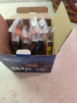 Five (5) Printer Ink Cartridges - 564XL