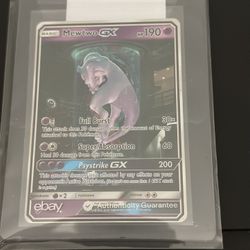 Pokemon Mewtwo GX (Secret Shining)  78/73 Shining Legends 