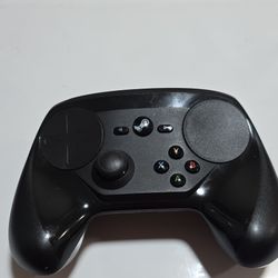 Steam Controller Black Plastic Video Game Controller for PC Gaming