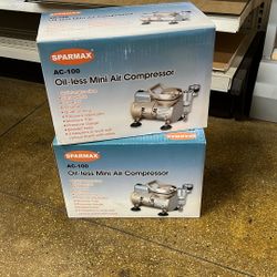Sparmax AC-100 Mini Air Compressor- Great For Airbrush- Brand New 