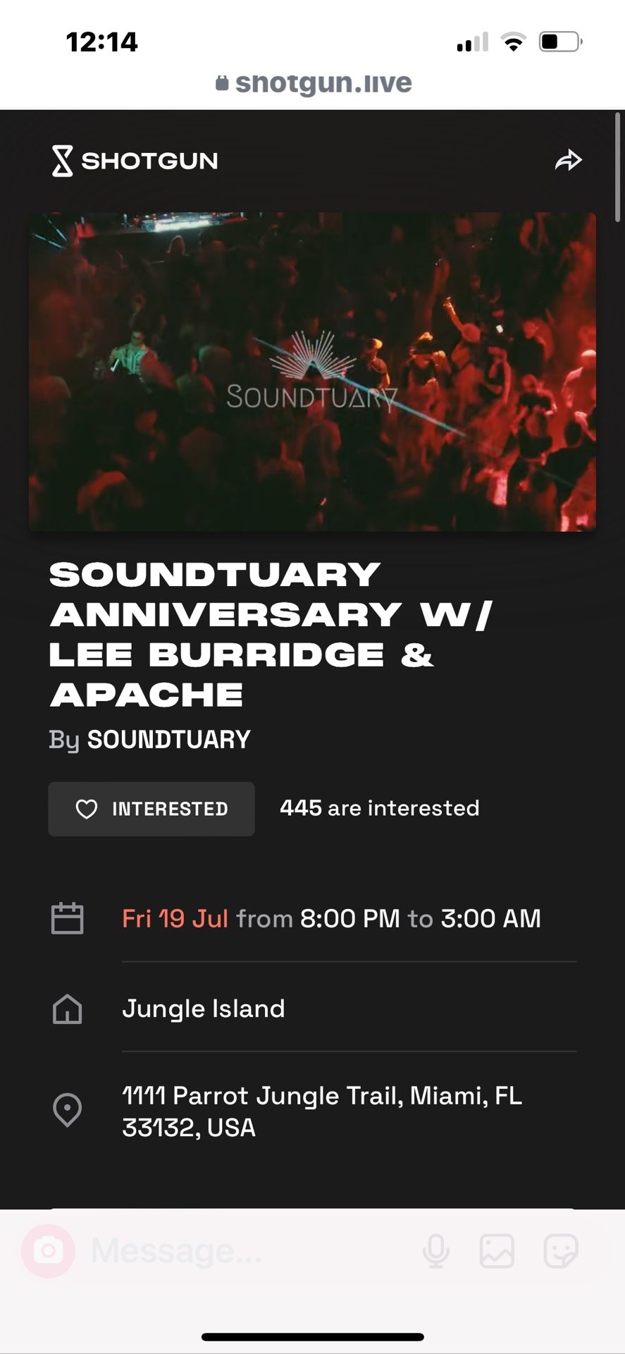 2 Jungle Island Tickets For Tonight 