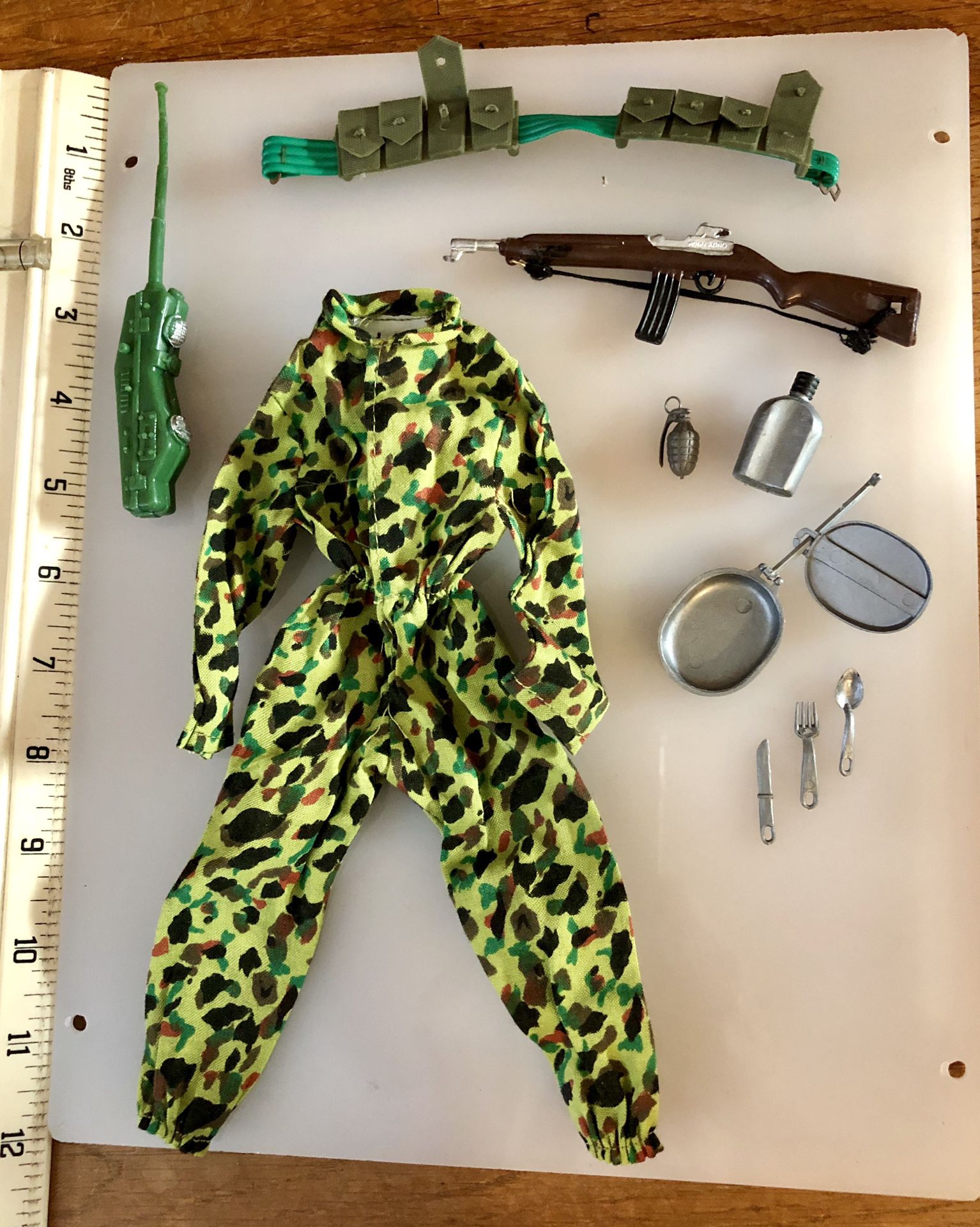 Hold Andrew GI Joe Jungle Camouflage & Marine Dress Set