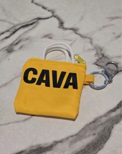 CAVA Mini tote Keychain