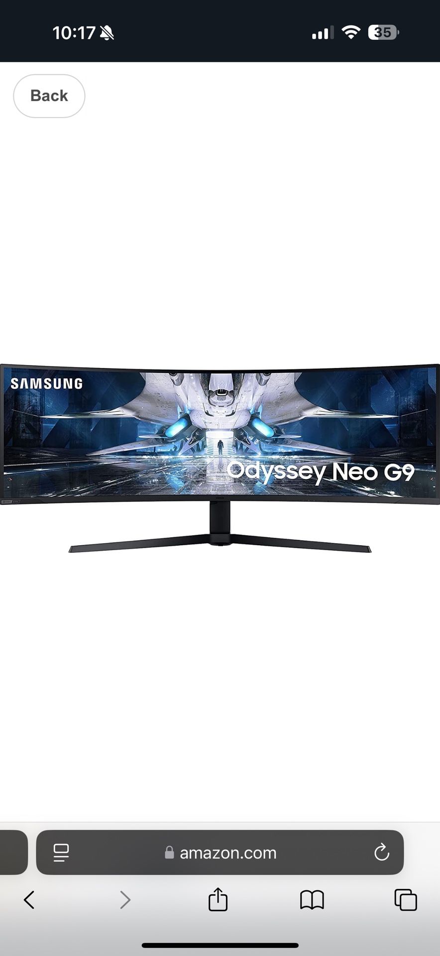 Samsung Odyssey G9 Neo (mini Led)